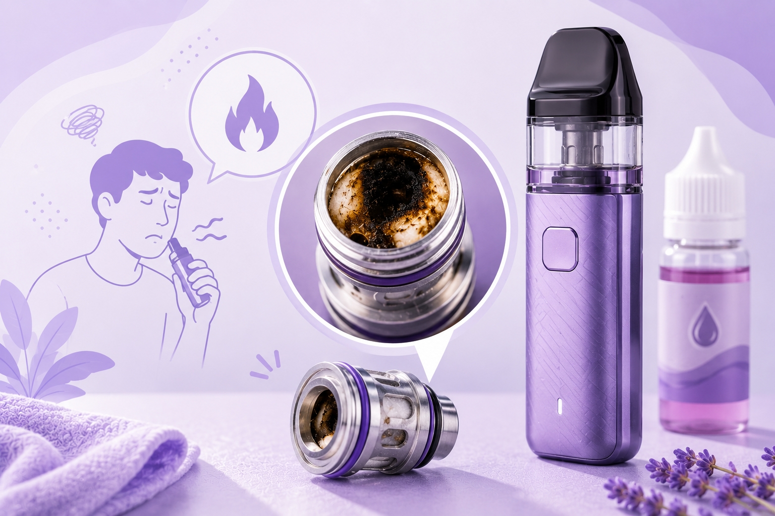 Why Does My Vape Taste Burnt But the Coil Is New?